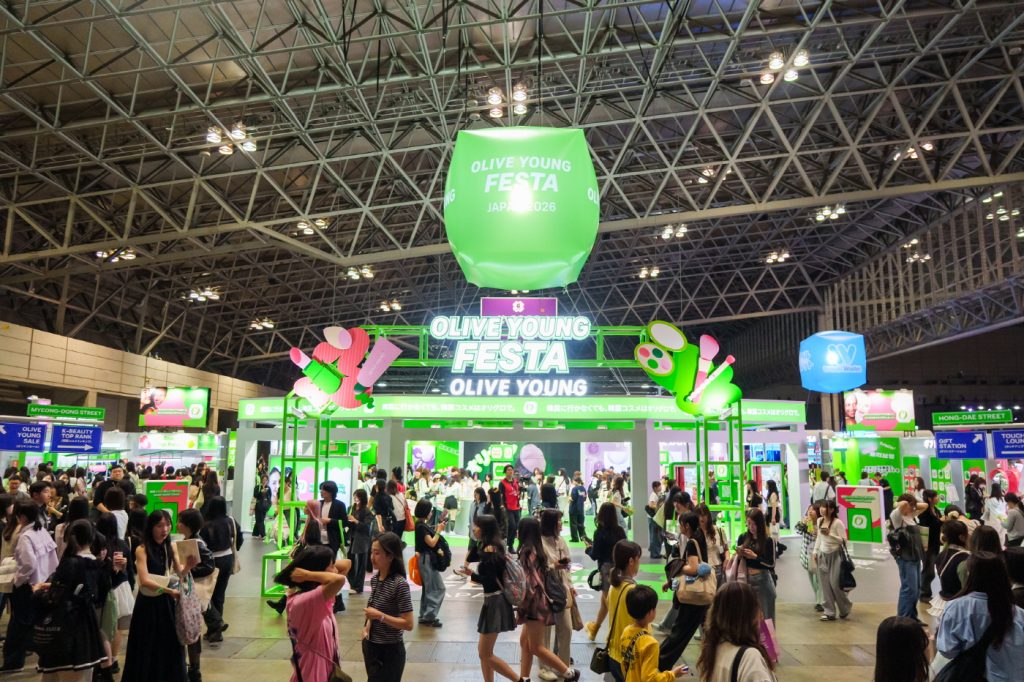 KCON JAPAN 2026 올리브영 부스 전경